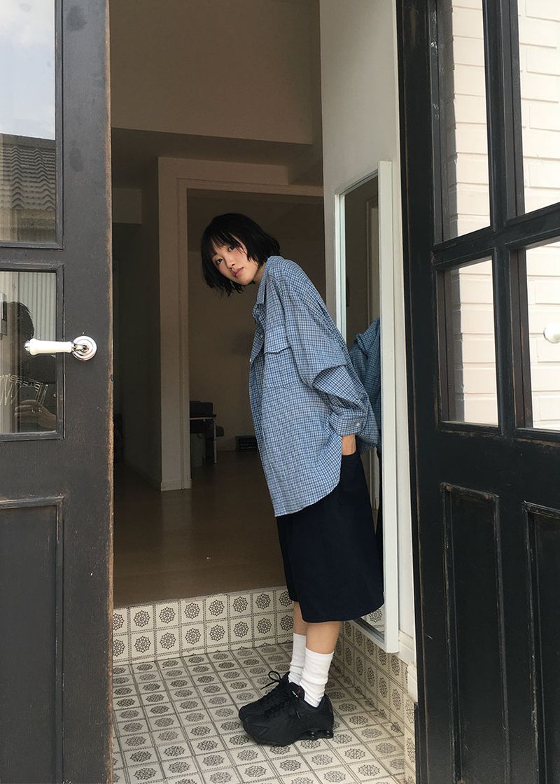 SNAP BERMUDA PANTS