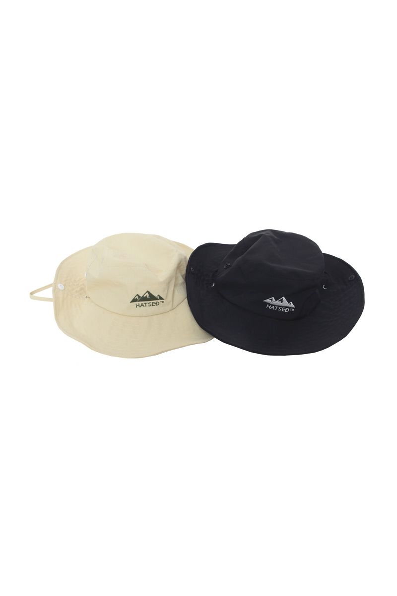 mountain strap bucket hat