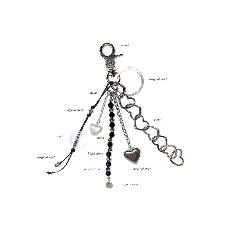 heart mix keyring