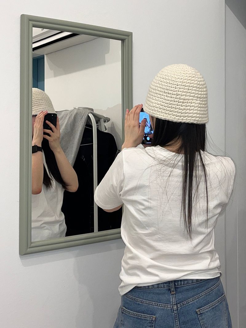 chunky wool hat (5color)
