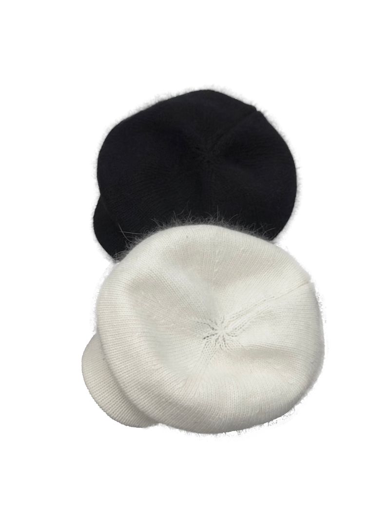 soft knit beret cap (2color)