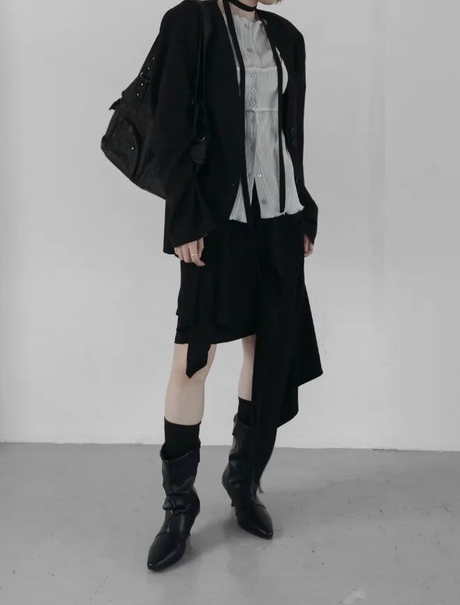Pinched Draping Skirt