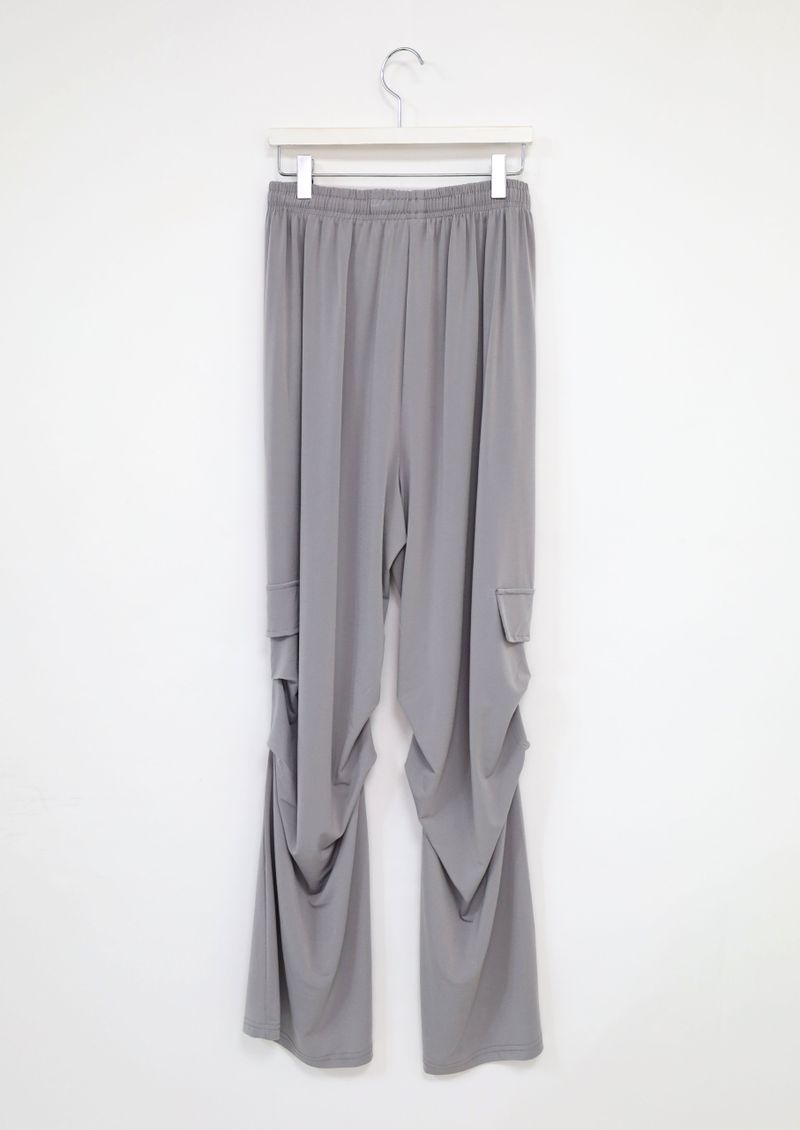 bottom shirring jogger pants