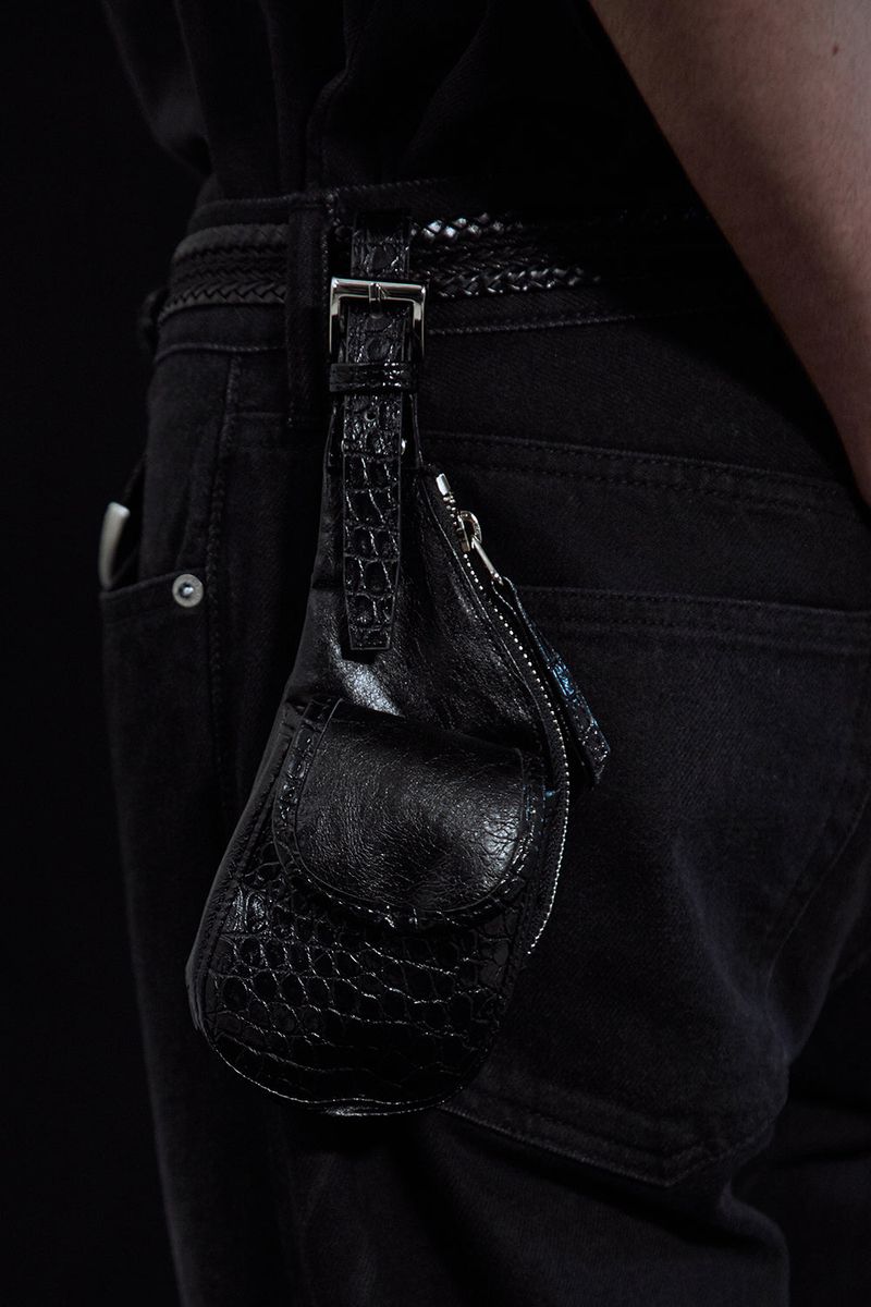 Alligator Leather Belt Case