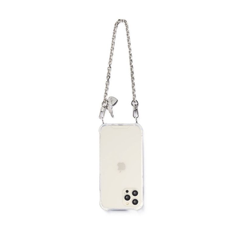 486 SILVER CHAIN PHONE CASE (SHORT)