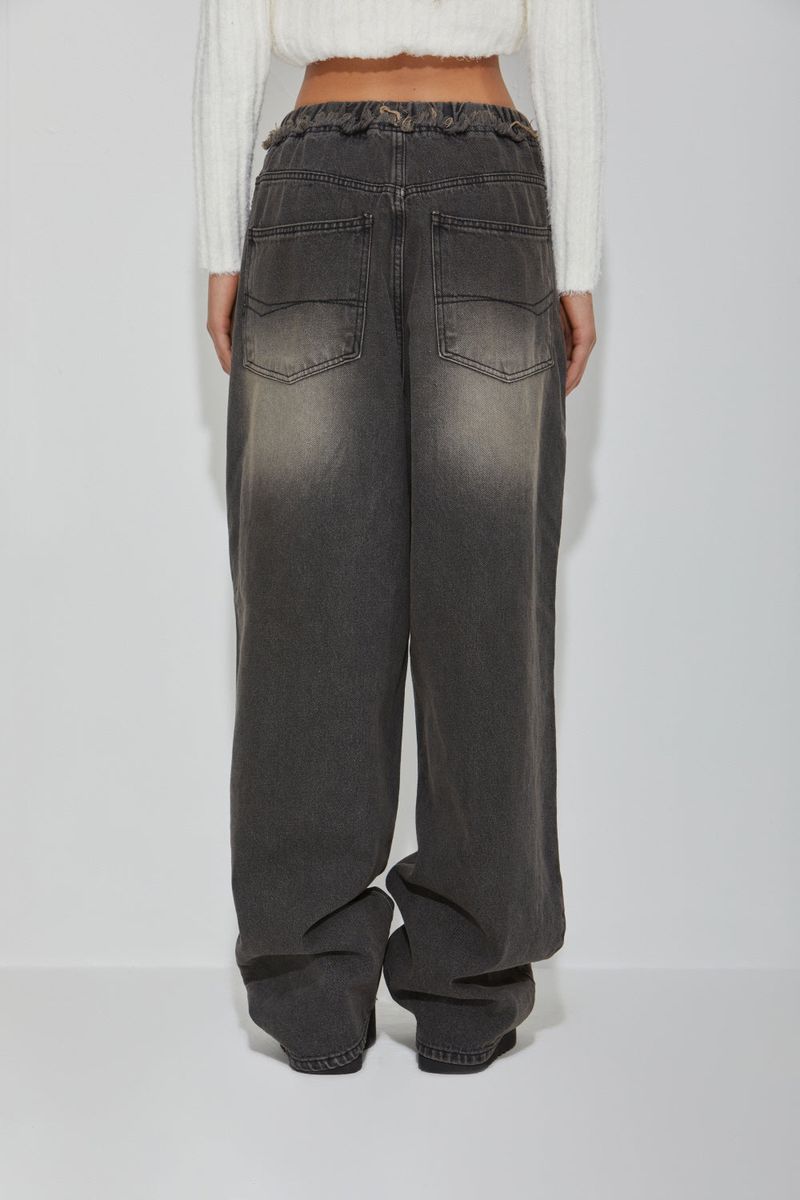 UNDERFIT PANTS-BK