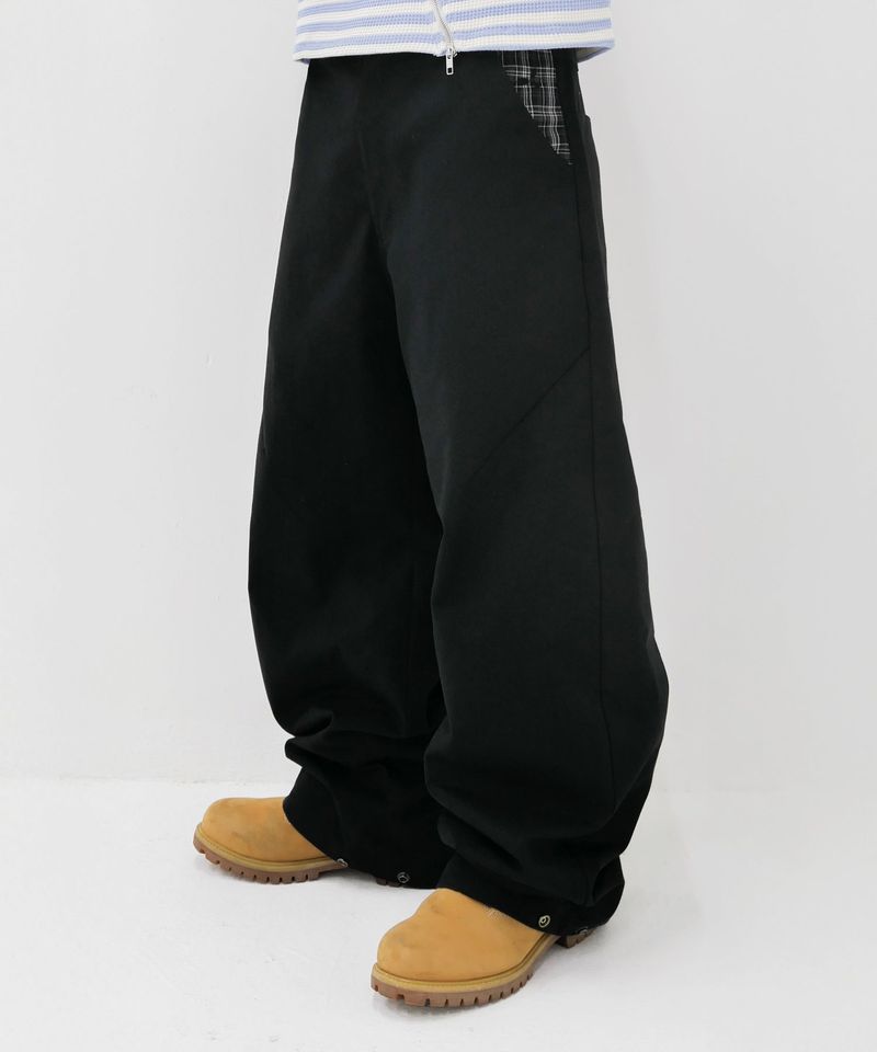BP2 DISORDER（ビーピートゥーディスオーダー）の「 Symbol Logo Stripe Denim Pants Black（Pants）」