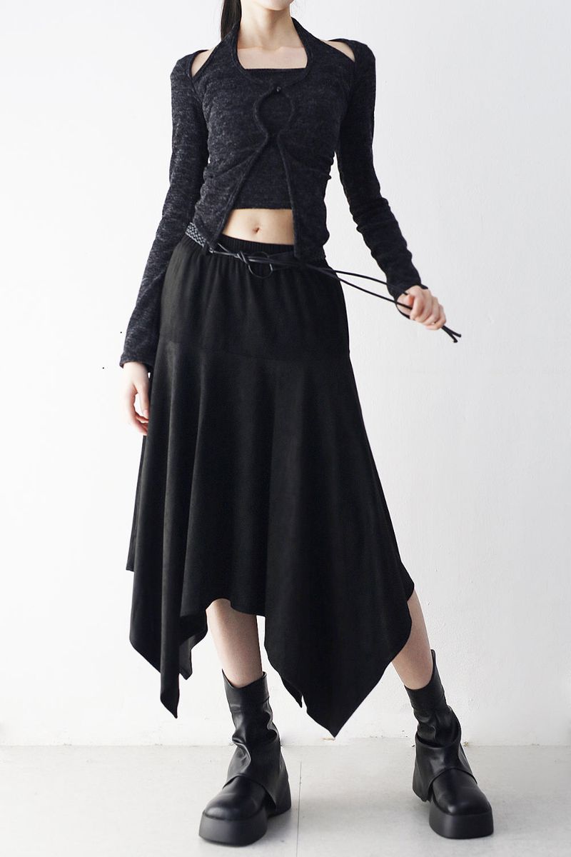 Raqueen Halter Team Knit T-Shirt