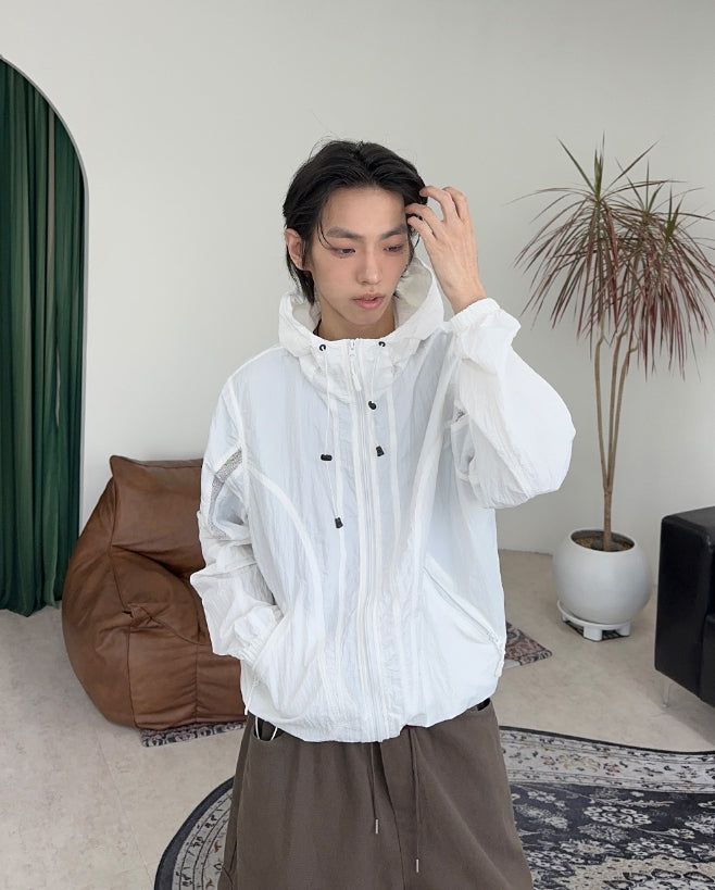 SATIIIZ（サティーズ）の「Kaipe Mesh Tech Windbreaker（Jackets/Outerwear）」