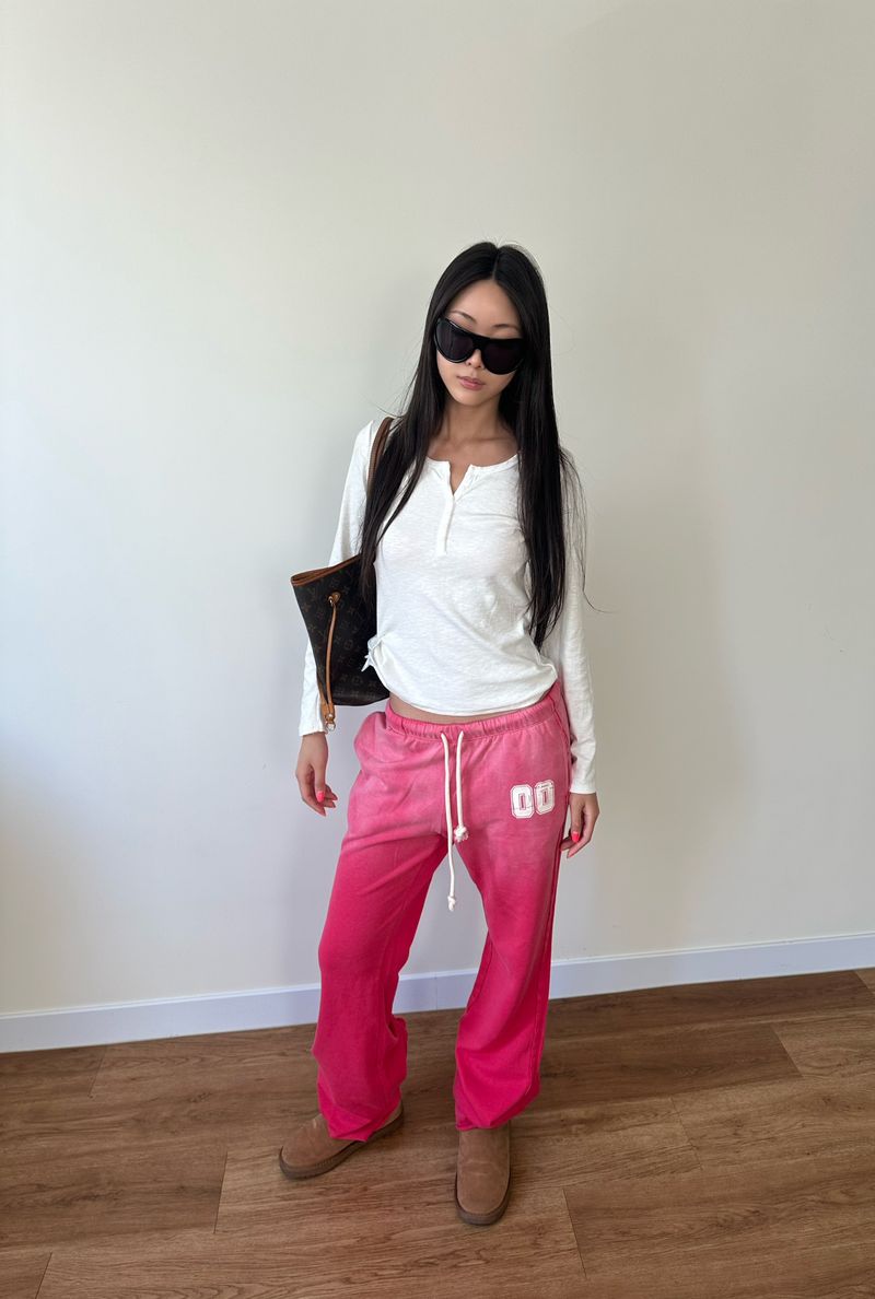 soft button henley top