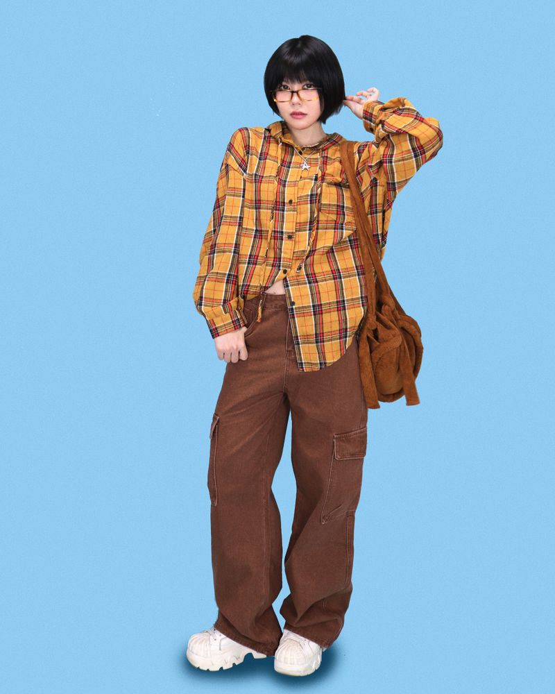 brown pocket cargo pants