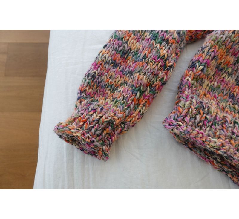 CANDY handmade sweater (with beanie)