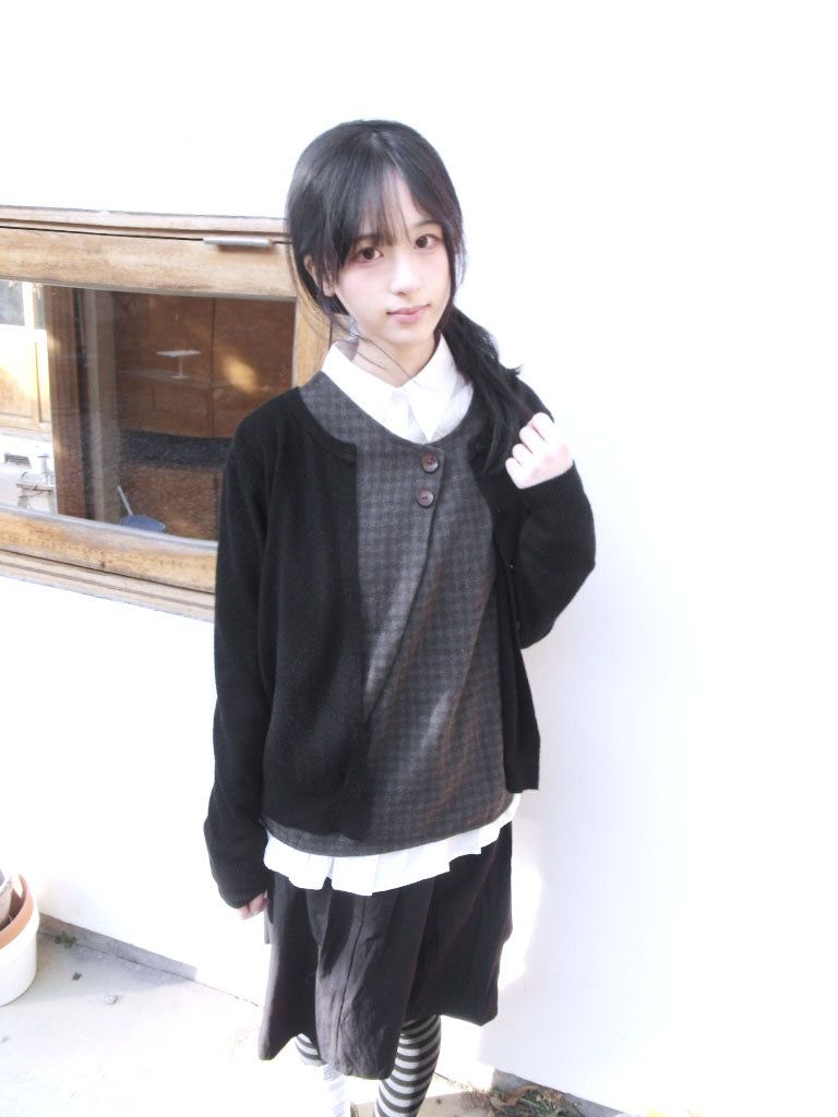 Check Layered Button Top (2colors)