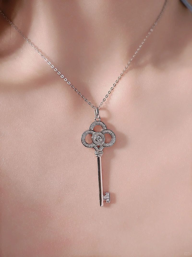 Diamond key necklace not to be missed