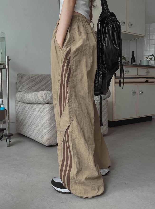 Curve Track Bridge Nylon Pants
