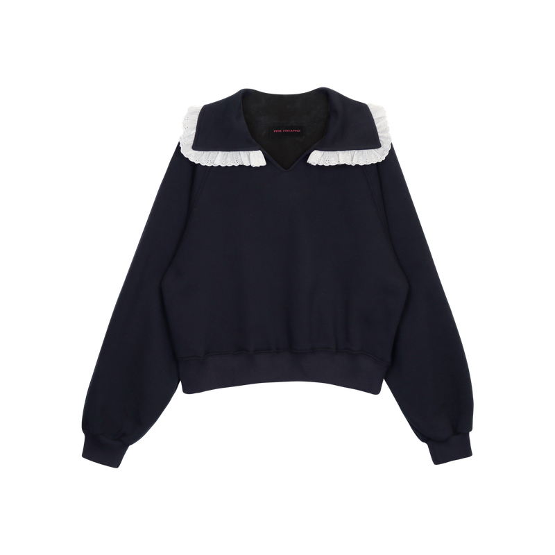 BLOSSOM COLLAR SWEATSHIRT