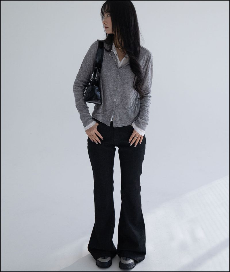 Pedit nonfade raw denim pants