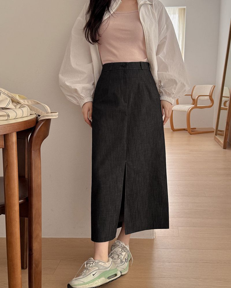 MAYBINS(メイビンス)の「Deck denim long skirt(Skirts)」
