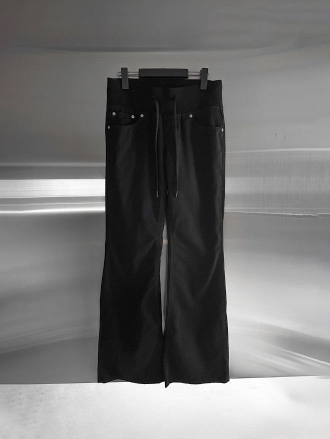 Shibori Straight Cotton Pants