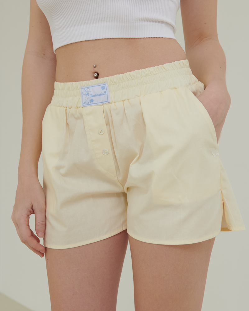 Ontheshell Cotton Pants - Lemon