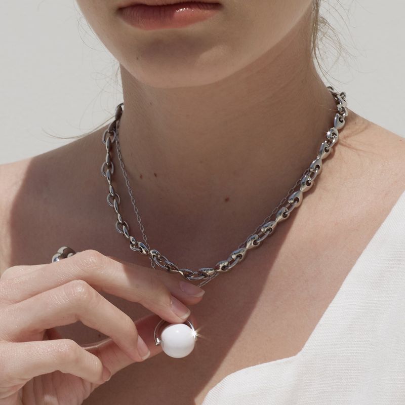 Love Connection Necklace_Silver