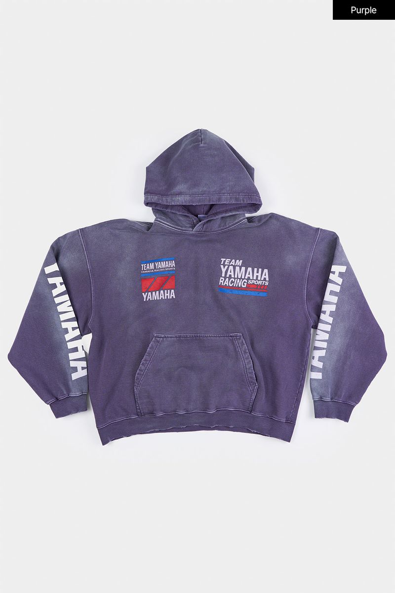Team racing heavy pigment hoodie
