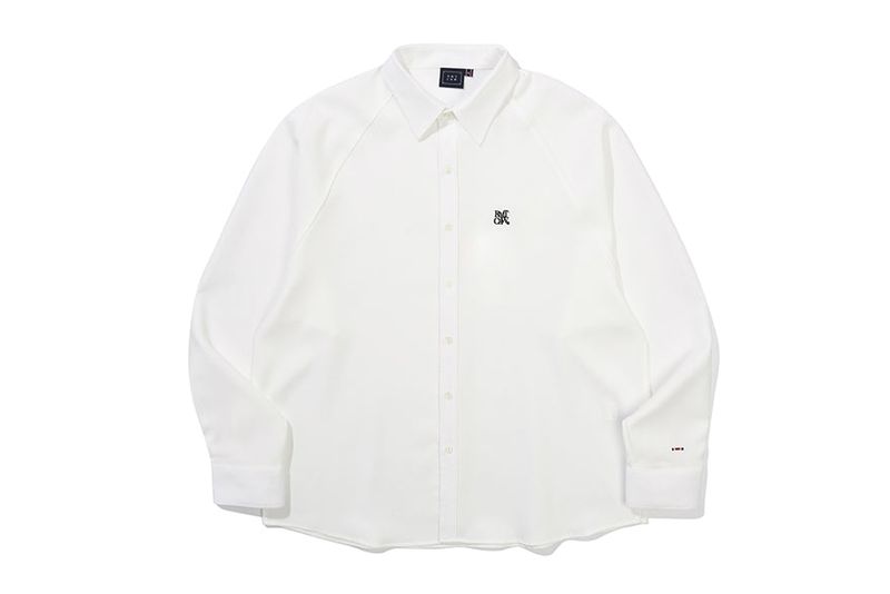 RAGLAN SLIT SHIRT_WHITE