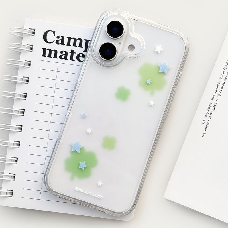 Monani Studio（モナニースタジオ）の「[Gel-hard] クローバースタースマホケース (ケースのみ)（スマホグッズ/小物）」