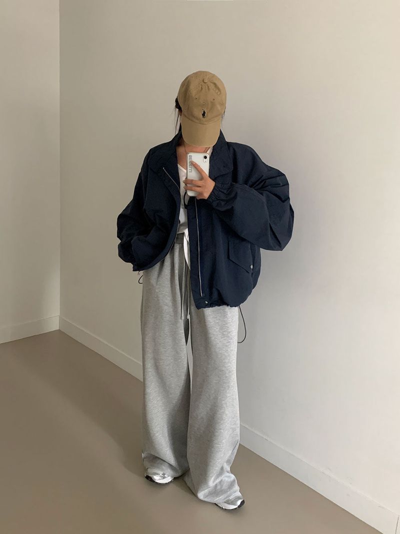 [Bellide made] Return Overfit Two-Way Pintuck Field Jacket
