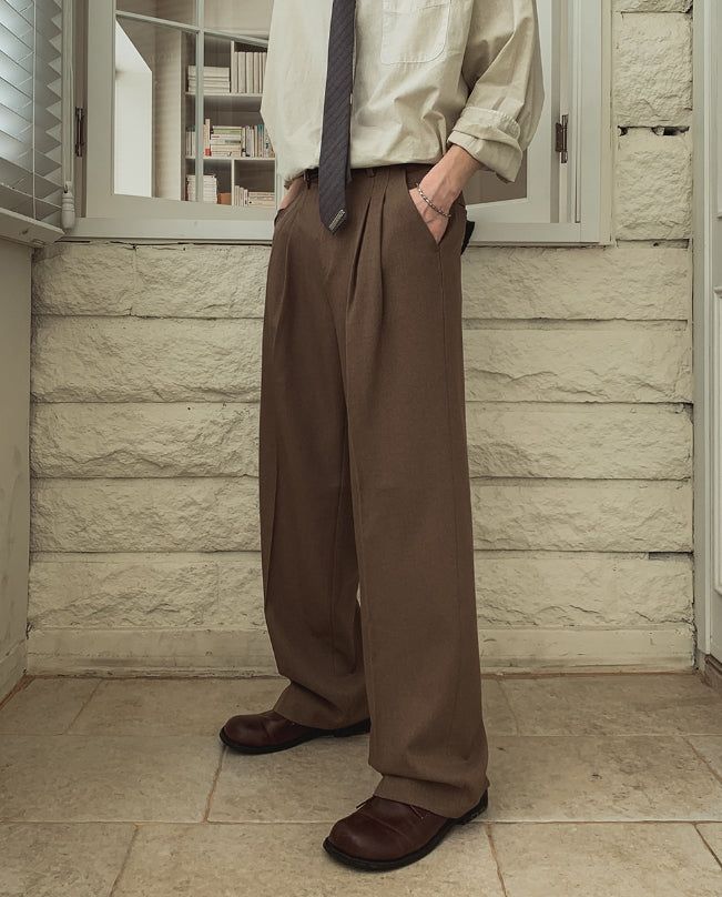 Tony Adjust Long Wide Slacks Blazer Set