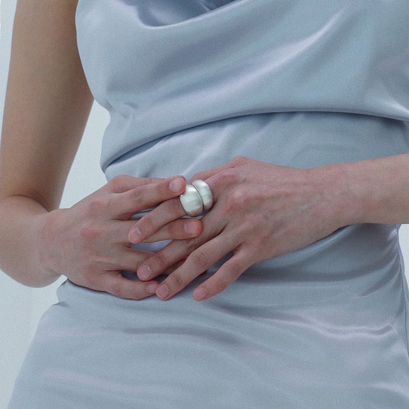 【MADE】 Dot layered ring matt