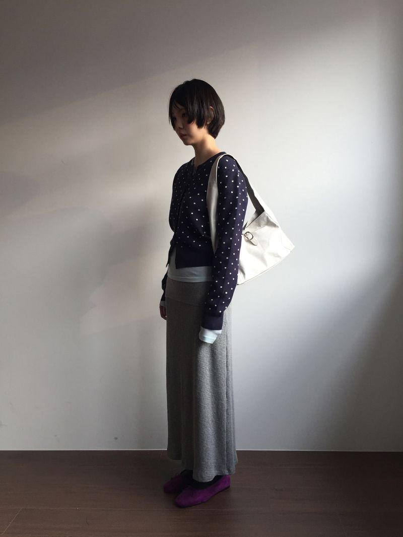 Vero Poa Dot Cardigan (3color)