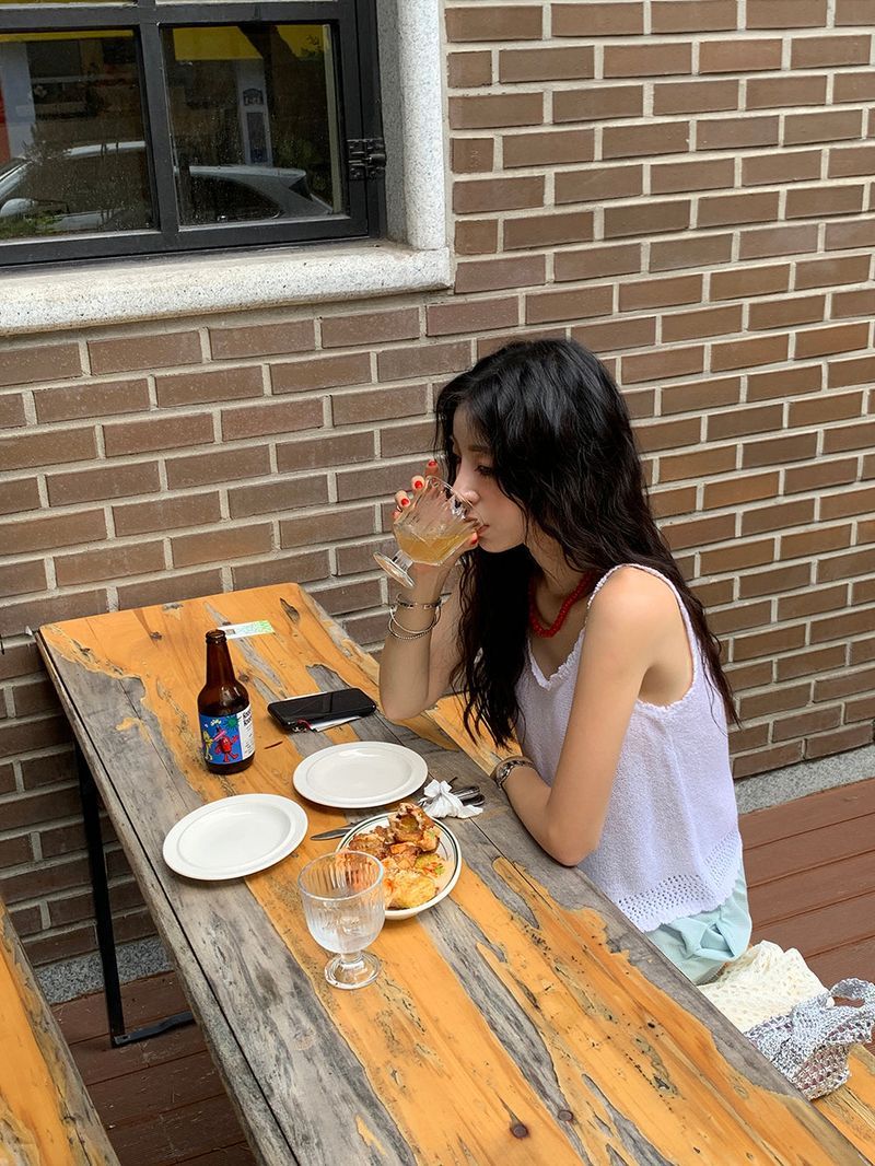 [MADE] RODYL FRILL KNIT SLEEVELESS