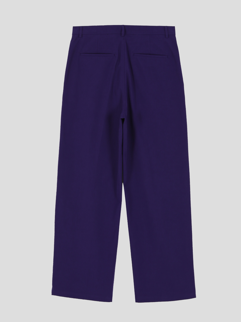 cotton wide chino pants