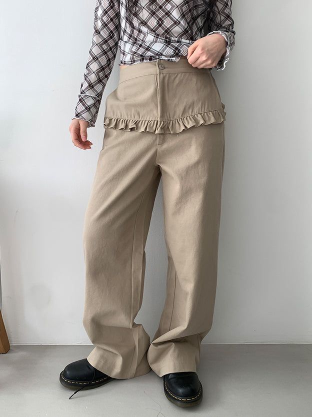 FRILL PANTS (2C)