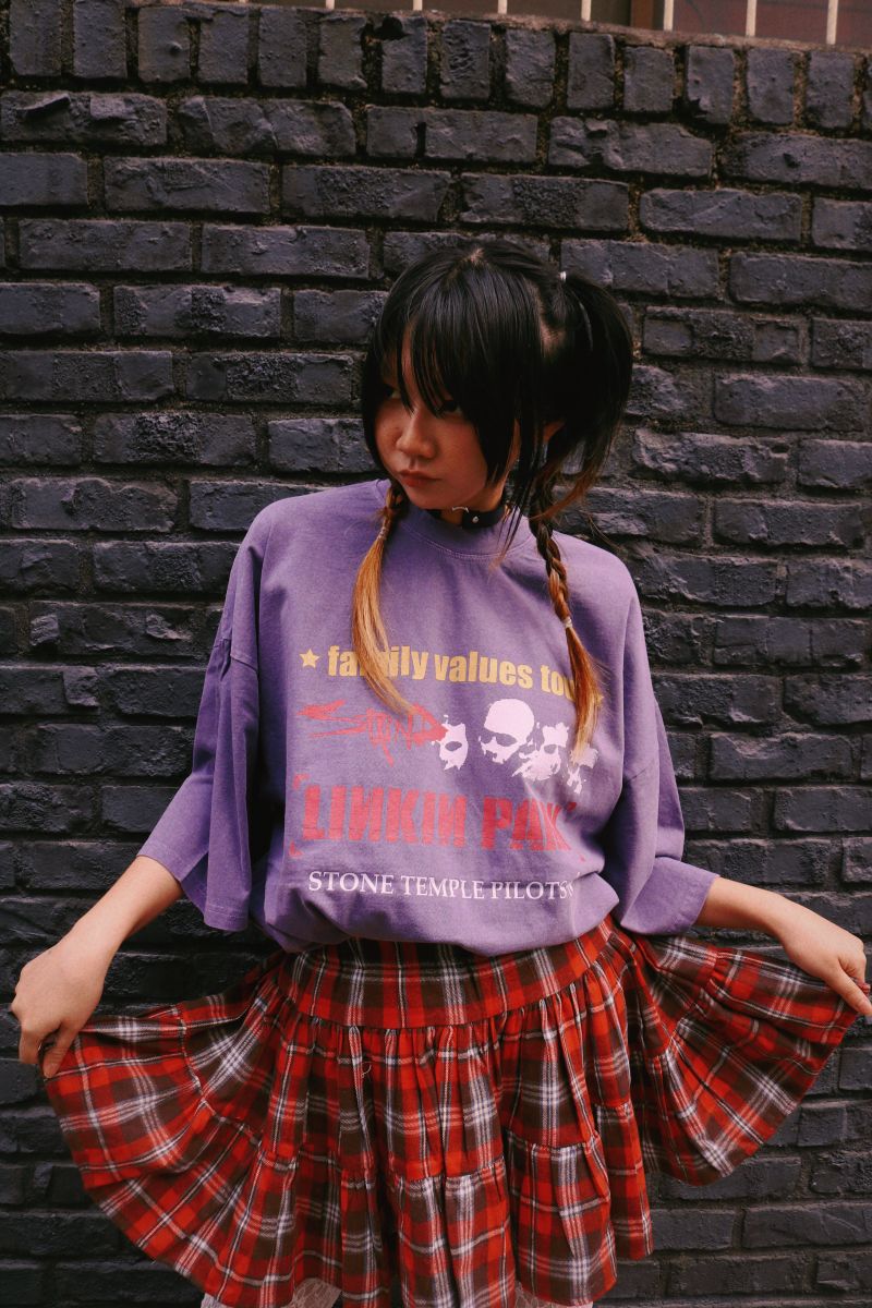 kiki check skirt (2color)