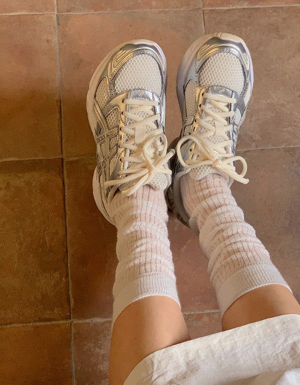 RA See-through Rib Long Socks (3color)