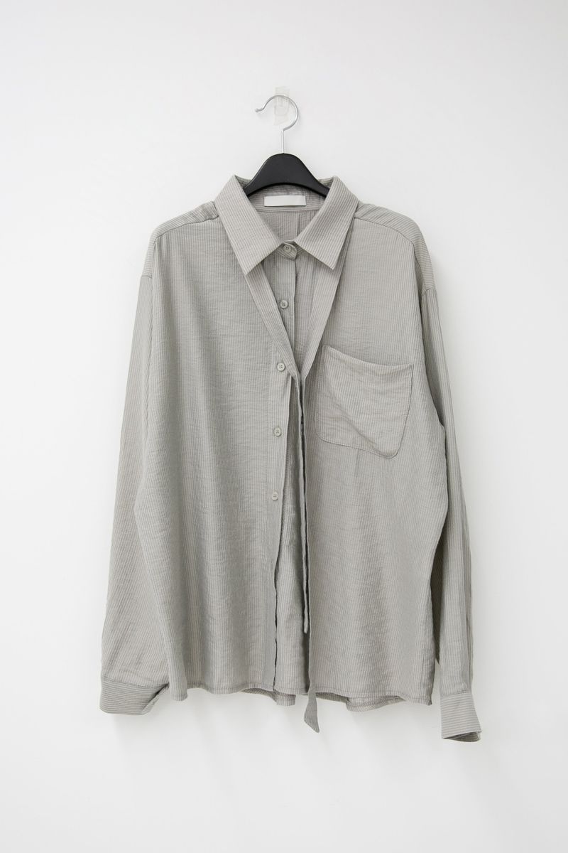 belt point stripe shirts(3colors)