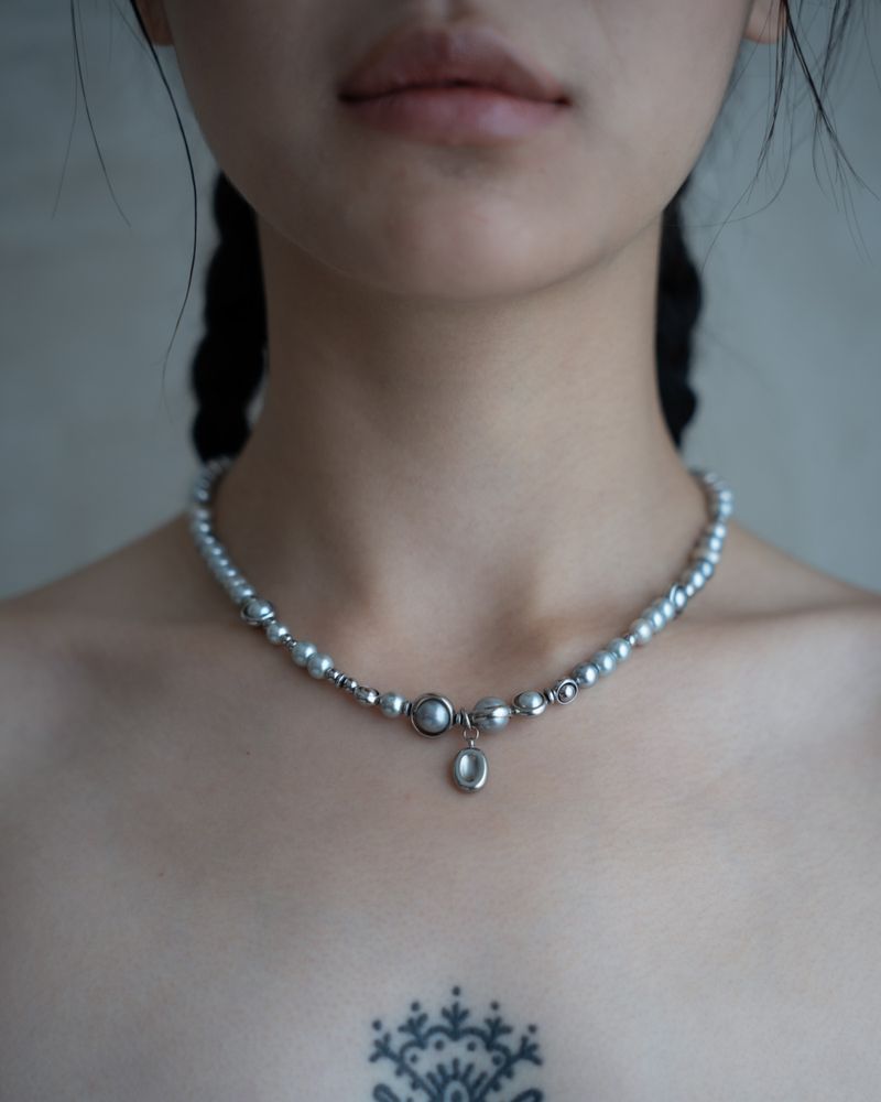 Dazzling Club(ダズリン クラブ)の「Silver Pearl Necklace(Accessories)」