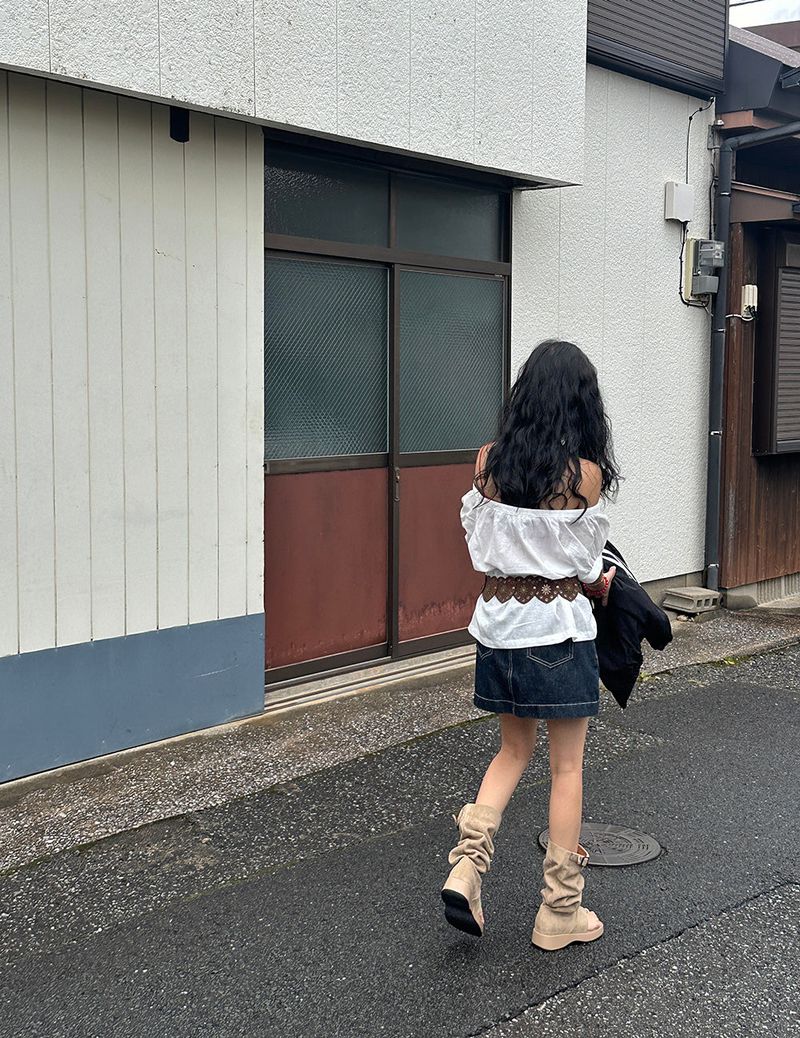 hoof suede flip summer boots