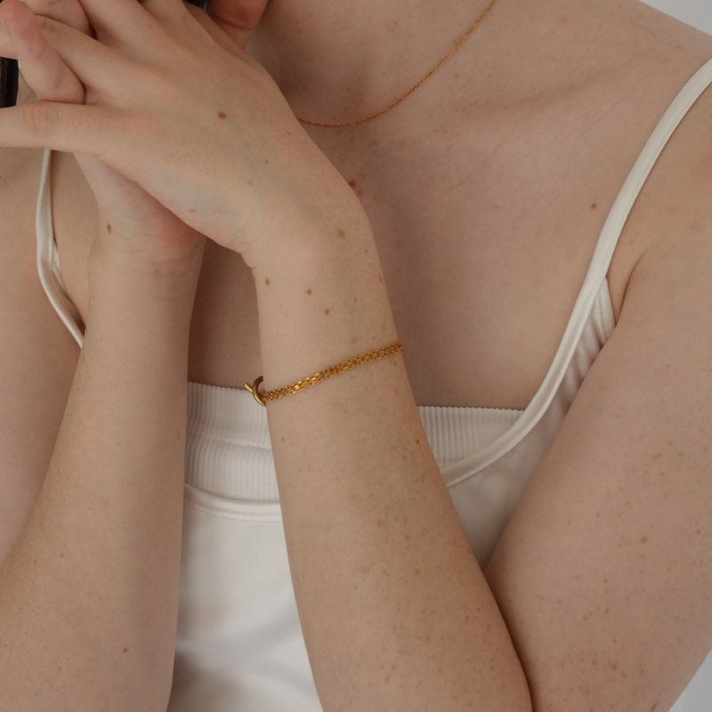 double chain bracelet