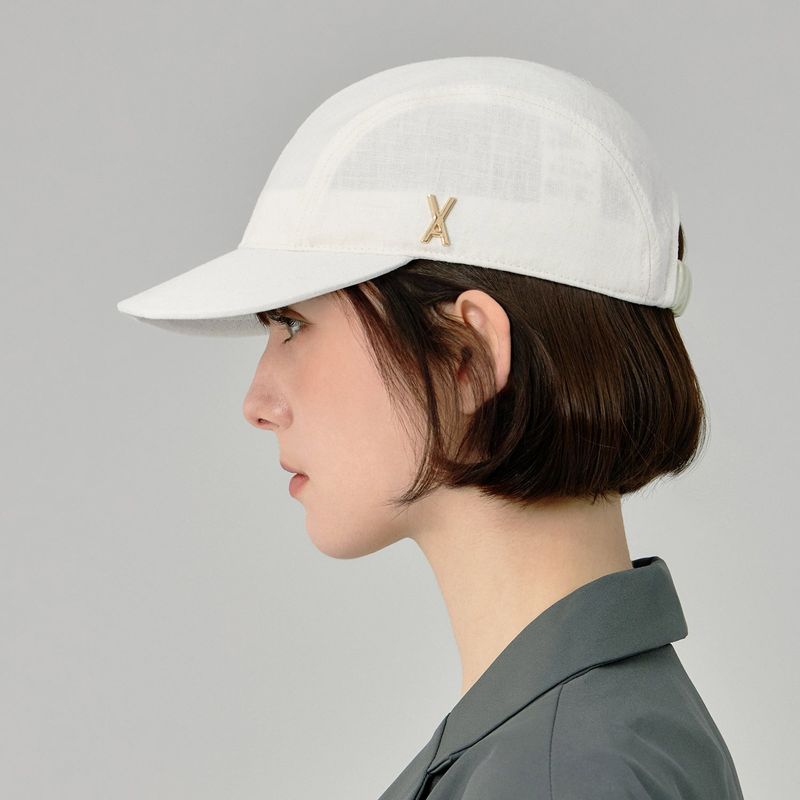 VARZAR(バザール)の「VA Stud Glossy Scrunchie Cap / Ivory(Hats)」