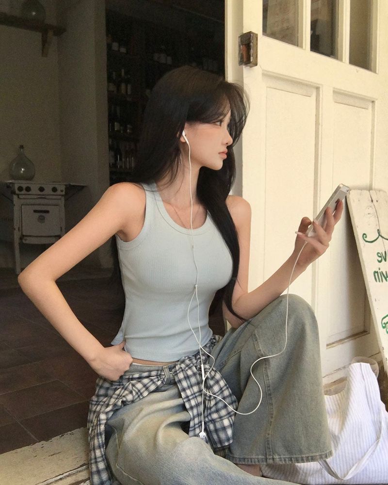 [MADE] Sand, Daily Rib Camisole