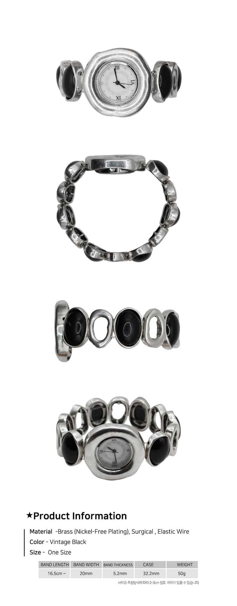 Onyx Bezel Loop Watch