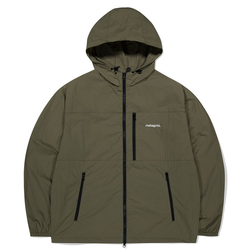 mahagrid（マハグリッド）の「BASIC LOGO NYLON WINDBREAKER（Jackets/Outerwear）」