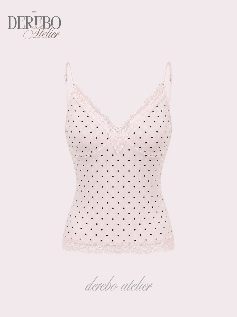 Baby Dot Camisole Cardigan Set (SET)