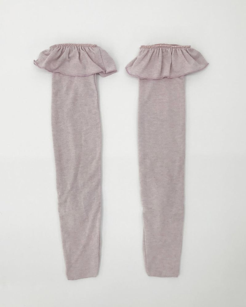 Mogu frill knee socks (9color) 