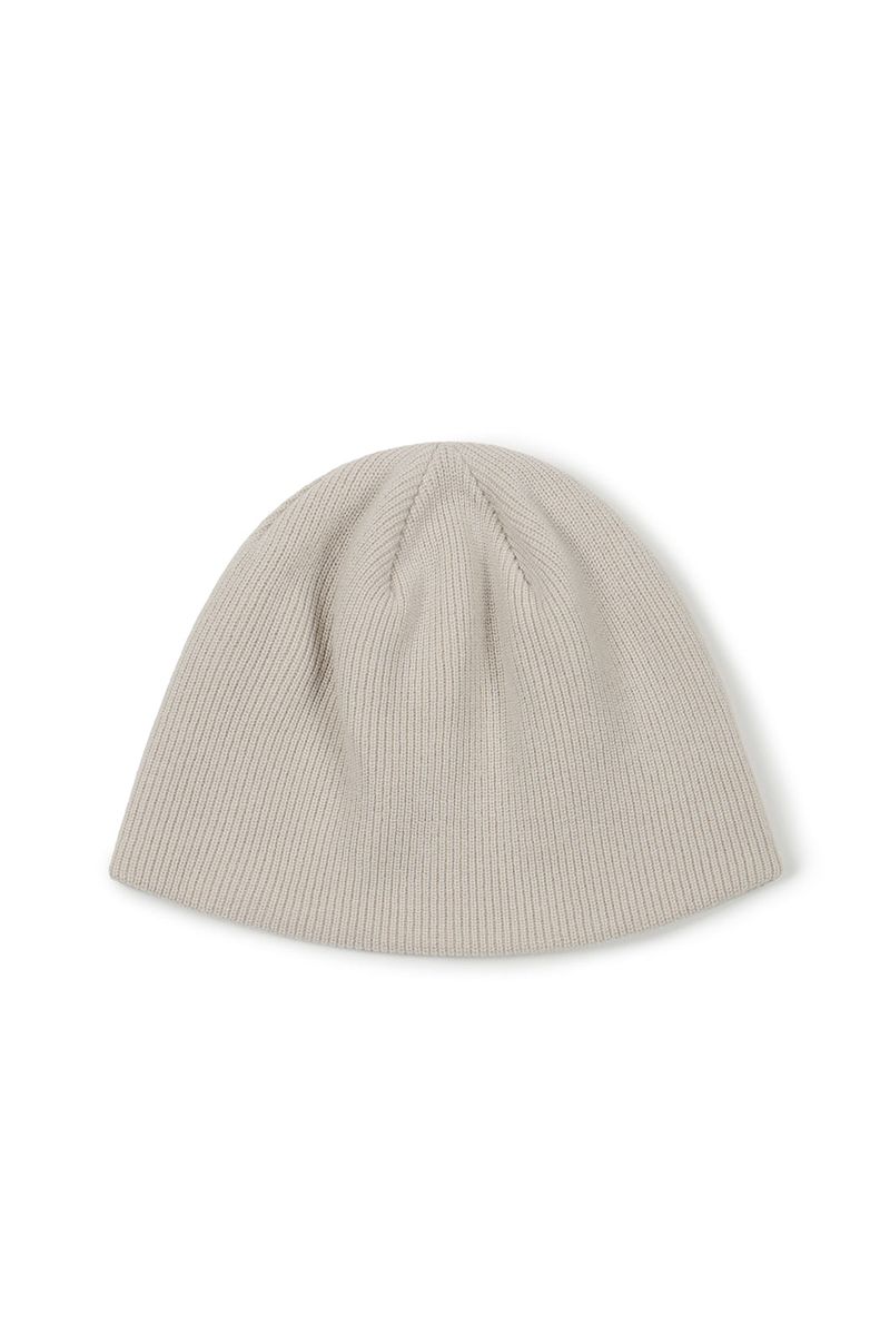 LABEL BEANIE (BEIGE)