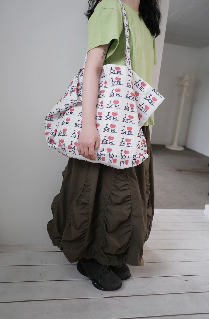 V shirring skirt