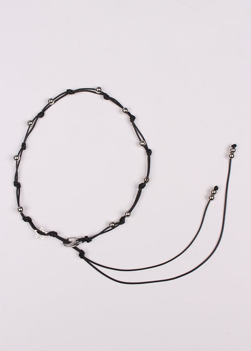 TIE ROPE NECKLACE SET